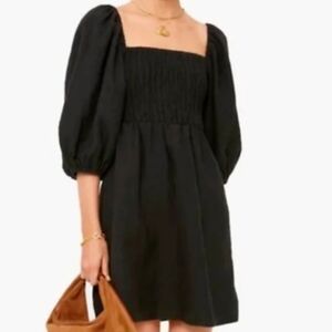 J.crew Broken In Jersey Smocked Babydoll New Tag Mini Dress